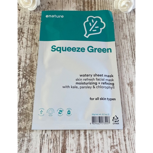 Brand new E NATURE Squeeze Green watery sheet mask - Picture 1 of 1